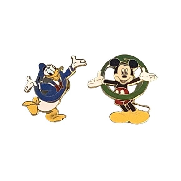 Walt Disney World Mickey Mouse Donald Duck Promotional Pins 2000 Hats Vests New - Picture 2 of 7